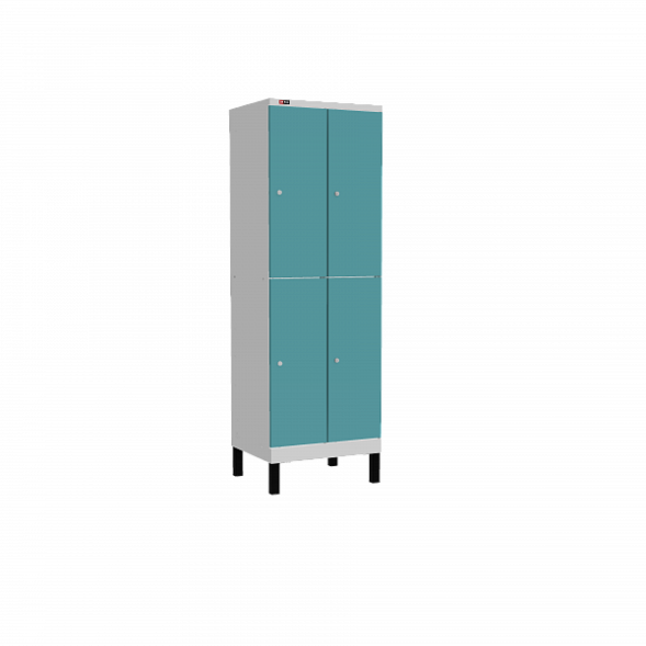 Шкаф ДиКом УНО-322 (RAL 7038+RAL 5018) [ ER-00031315 ]