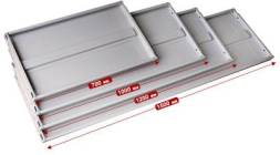 Полка для стеллажей окрашенная СТФ, 1200x600 мм, RAL 7035 [КГ028909]