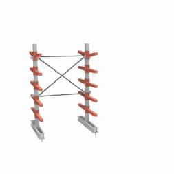 СТ-062 Стеллаж консольный двухсторонний 5 ярусов