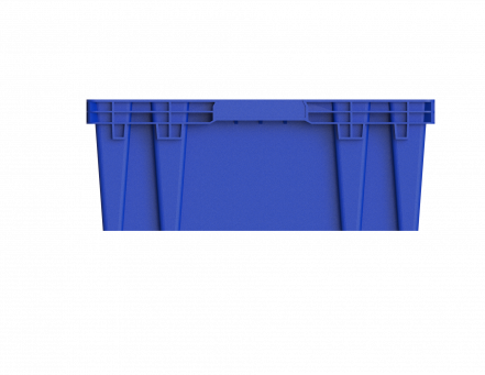 Ящик полимерный перфорированный &quot;Евролоток&quot;, 600х400х150 мм, синий