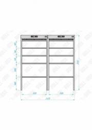 Роллетный шкаф ROLL-BOX SIMPLE Plus 24.08.44.V2-2