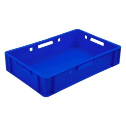 Пластиковый ящик E1, синий