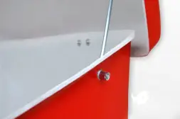 Ящик для песка Boxsand на колесах, объем 0,5 м3 двухсекционный с лопатой