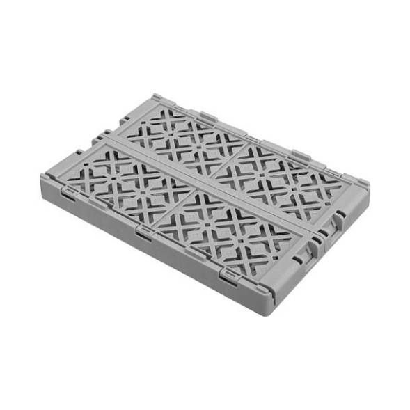 Ящик пластиковый складной ECONOVA Stocky M, 249х167х103 мм, 3.4 л, серый [434297411]