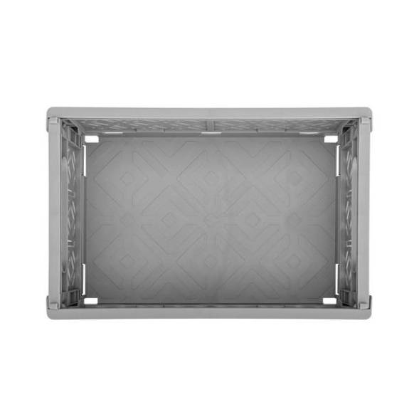 Ящик пластиковый складной ECONOVA Stocky M, 249х167х103 мм, 3.4 л, серый [434297411]