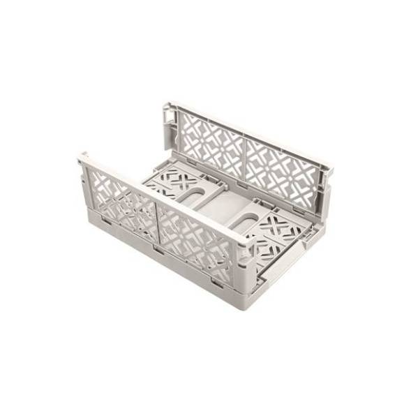 Ящик пластиковый складной ECONOVA Stocky S, 165х124х73 мм, 1.2 л, светло-бежевый [434297534]