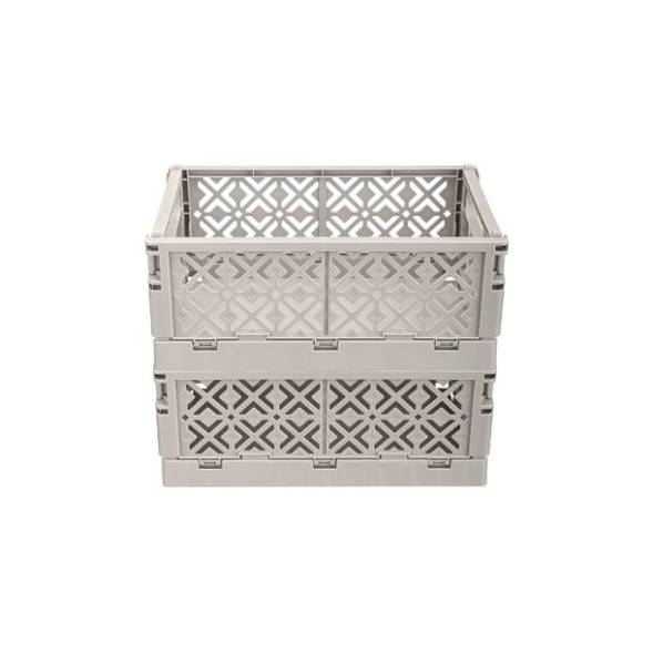 Ящик пластиковый складной ECONOVA Stocky S, 165х124х73 мм, 1.2 л, светло-бежевый [434297534]