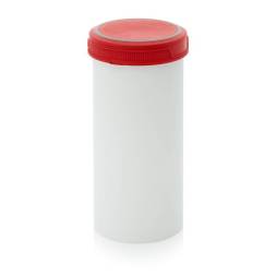 Банка 2,5 л с внутренней крышкой, красная
