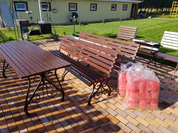 Стол кованый «Вена» 3,0 м