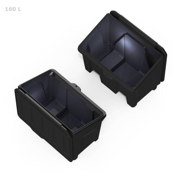 Ящик для ветоши 160 литров черный