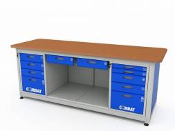 Верстак ДВК с 4 тумбами COMBAT 44005.2340