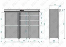 Роллетный шкаф в паркинг ROLL-BOX SIMPLE 24.06.355.V1