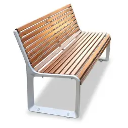 Скамейка алюминиевая «Варшава» 0,6 м (кресло)