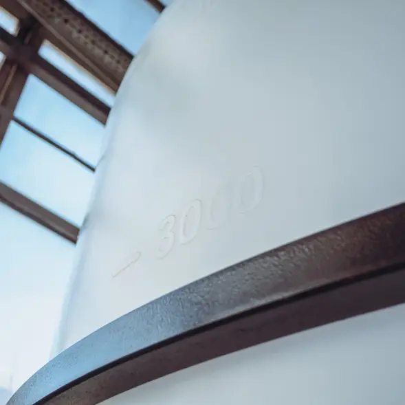 Емкость ЦКТ 5000 л с патрубком 110мм под плотность до 1,2 г/см³ белая