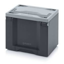 Ящик для инструментов PRO TB S 4333 F4, 40 x 30 x 34 см, тёмно-серый бокс, светло-серая крышка