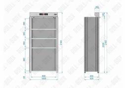 Шкаф роллетный на балкон ROLL-BOX SIMPLE 10.05.6.V2