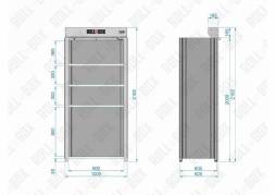 Шкаф роллетный на балкон ROLL-BOX SIMPLE 10.06.5.V2