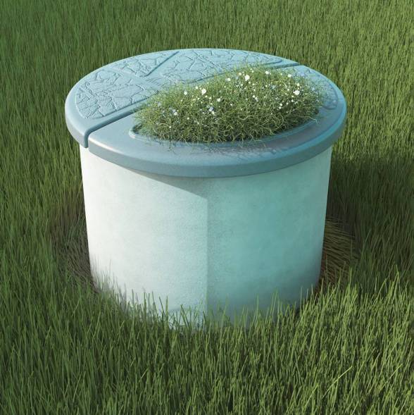 Крышка колодца Rostok складная