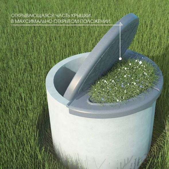 Крышка колодца Rostok складная