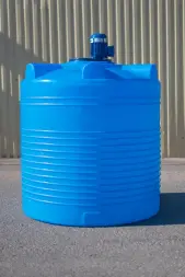 Емкость ЭВЛ 1000 синий с турбинной мешалкой