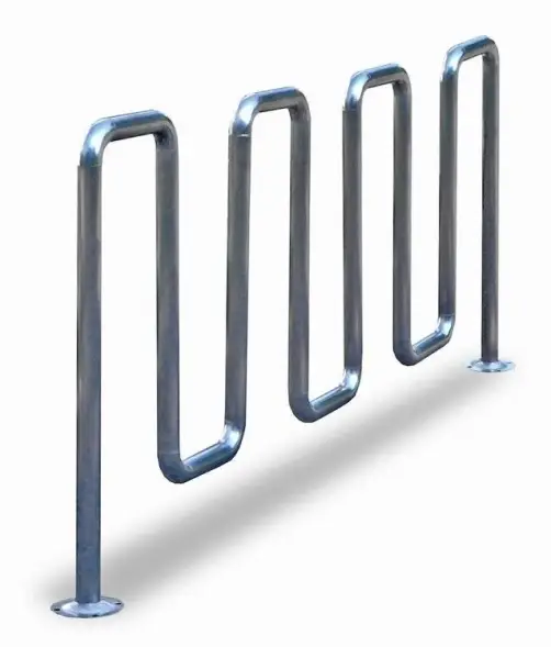 Велопарковка «Квадро» из нержавеющей стали