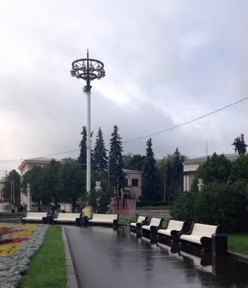 Скамейка чугунная «ВДНХ» 4,3 м