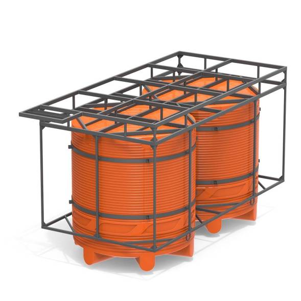 Кассета 10000 л с полным сливом КАС