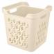 Корзинка универсальная Deluxe, 286x286x286 мм, 18 л, бежевый