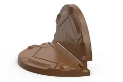 Крышка колодца «Роса» коричневая