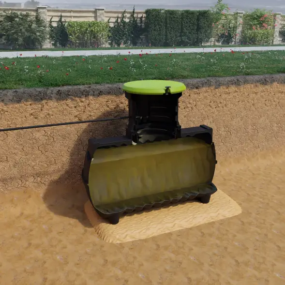 Емкость топливная подземная Rostok G 2800 л с горловиной 600мм