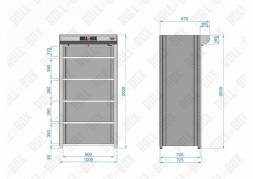 Шкаф роллетный ROLL-BOX SIMPLE 10.07.6.V1