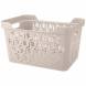 Корзинка универсальная Deluxe, 380x276x220 мм, 18 л, светло-бежевый