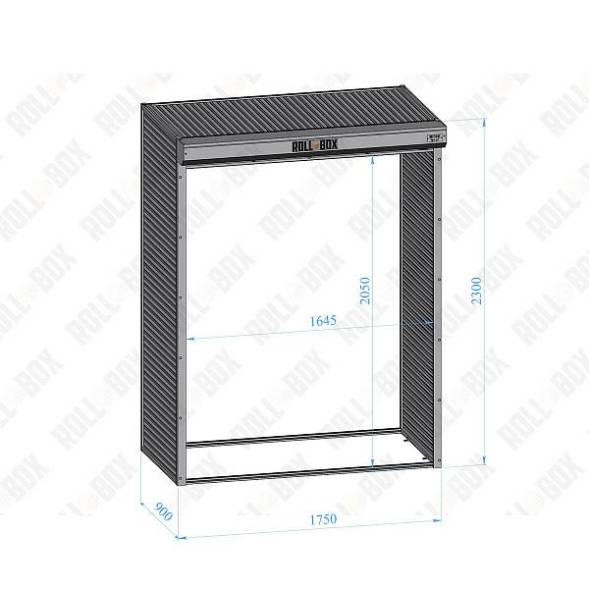 Шкаф уличный ROLL‑BOX DESIGN-VILLAGE 23.175.090-V1 (№1)