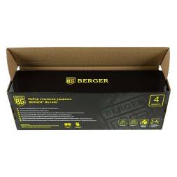 Набор стамесок для обработки древесины, 4 шт 8, 12, 16, 24 мм , BERGER