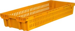 Ящик для багетов 403, 950х400х152,5 мм, жёлтый