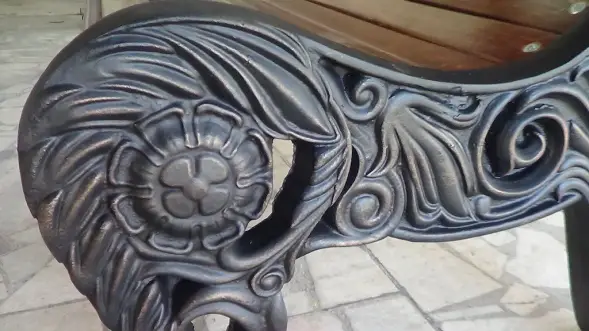 Скамейка чугунная «Нескучный Сад» 3,0 м (3 опоры)