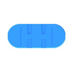 Емкость пластиковая прямоугольная для хранения воды, жидкостей и дизельного топлива, 2000 л, синий [TSN2000S13]