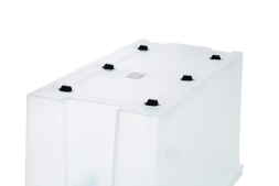 Контейнер с крышкой и клипсами Rox Box Home, 80л, 720x390x380 мм, прозрачный