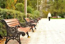 Скамейка чугунная «Ажурная» 3,0 м (3 опоры)