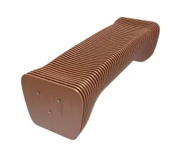 Параметрическая скамейка «Дрезден» Для помещений (Фанера ФК)