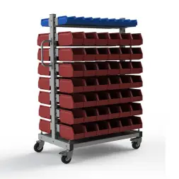 Стеллаж мобильный №208 (1415х950х610)